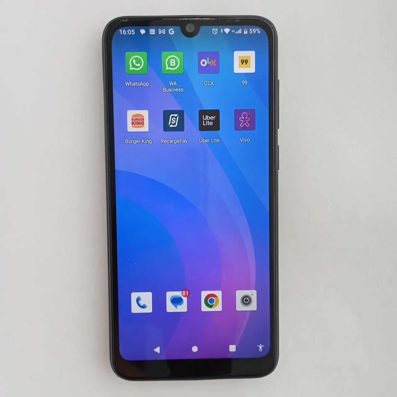 Celular Multilaser G3 liga só na tomada ou Power bank - Foto 3