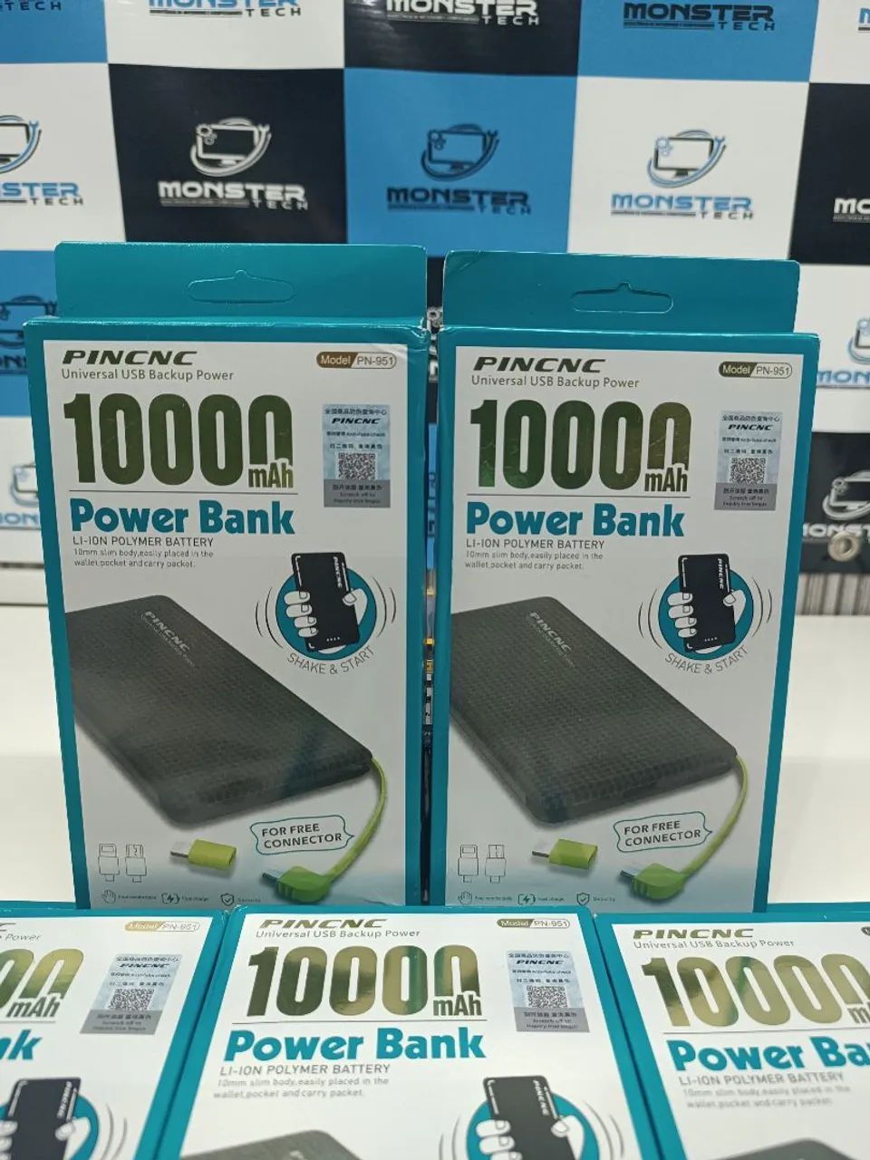 Carregador Portátil 10.000mAh - Foto 2