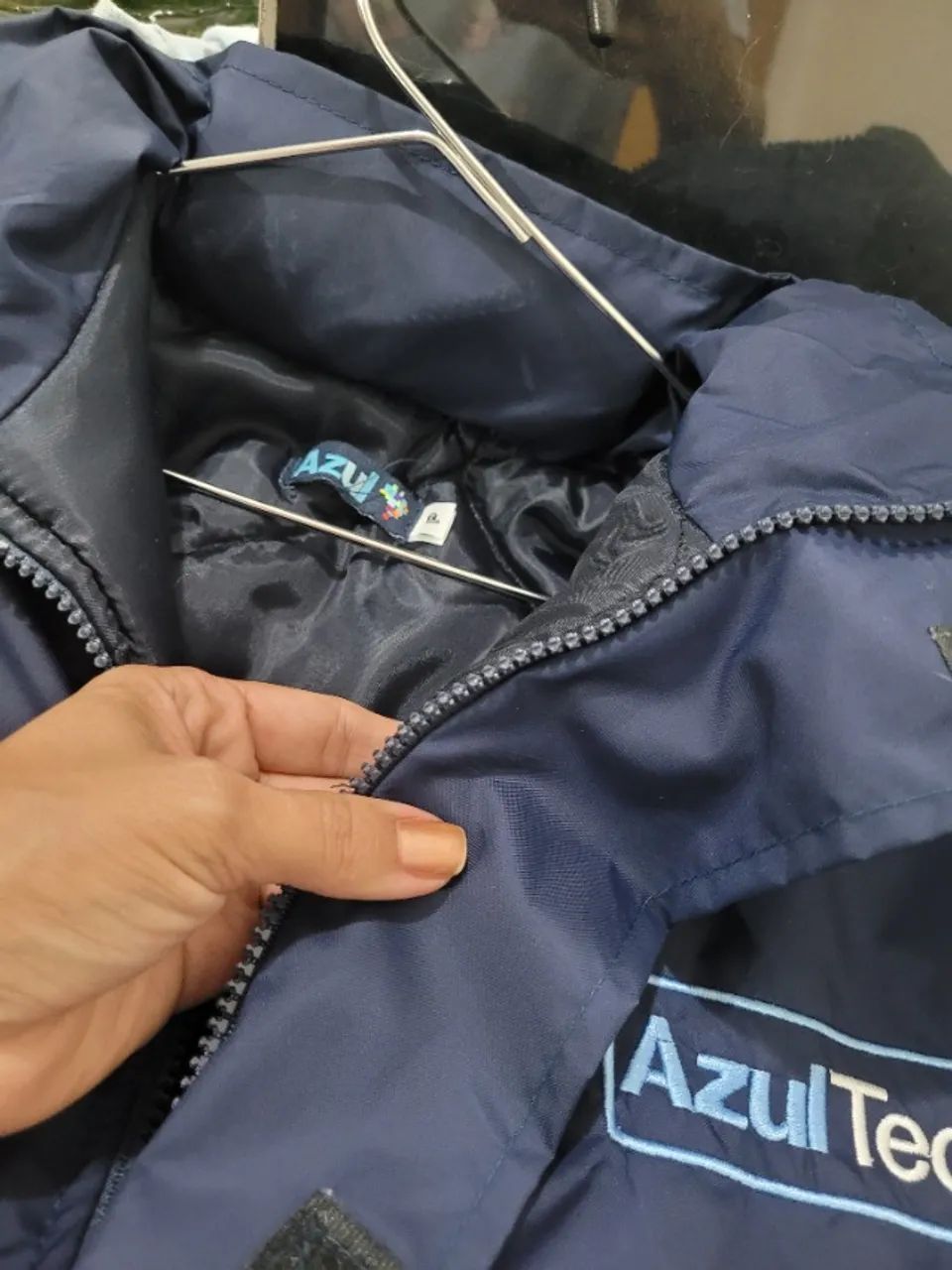 Jaqueta azul linhas aéreas  - Foto 2