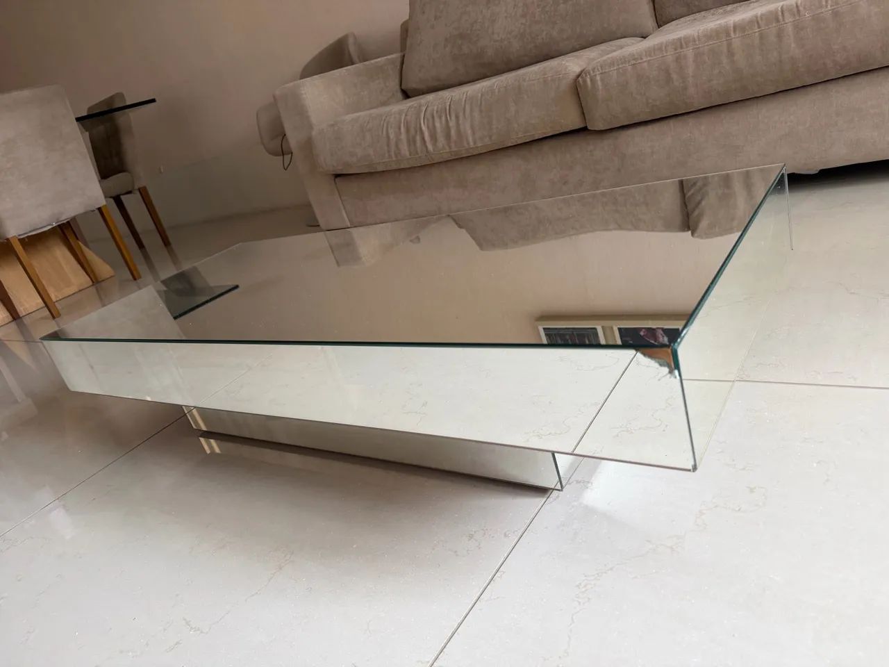 Mesa de centro espelhada retangular - Foto 3