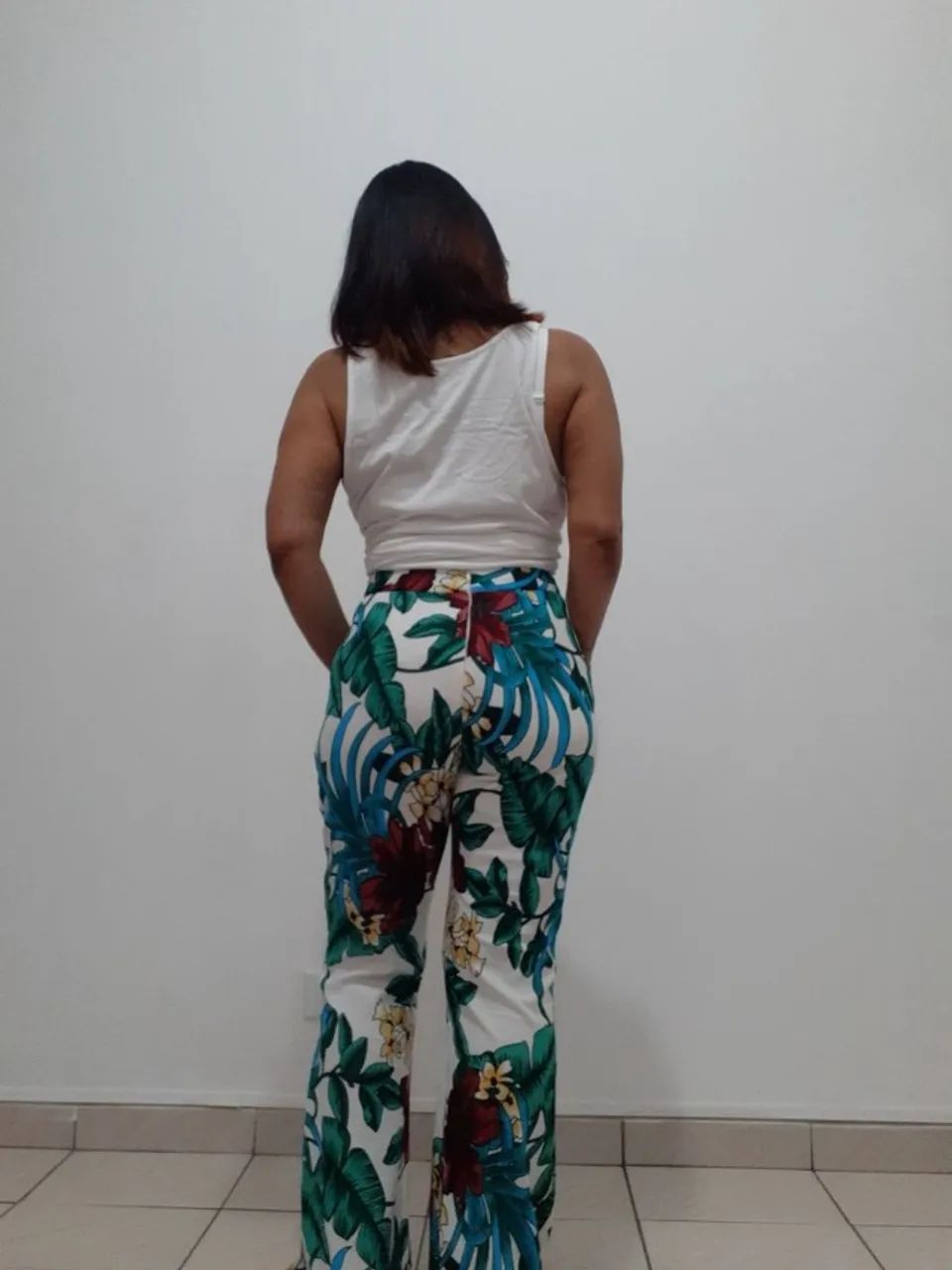 calça flare viscose com elastano - Foto 3