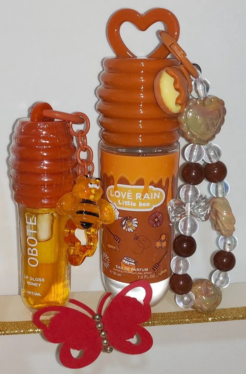 Kit Perfume Love Rain Little Bee + Gloss de brinde. - Foto 4
