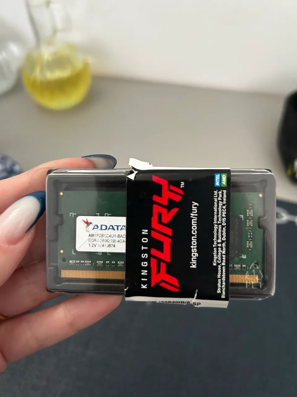 memória RAM 4G DDR4