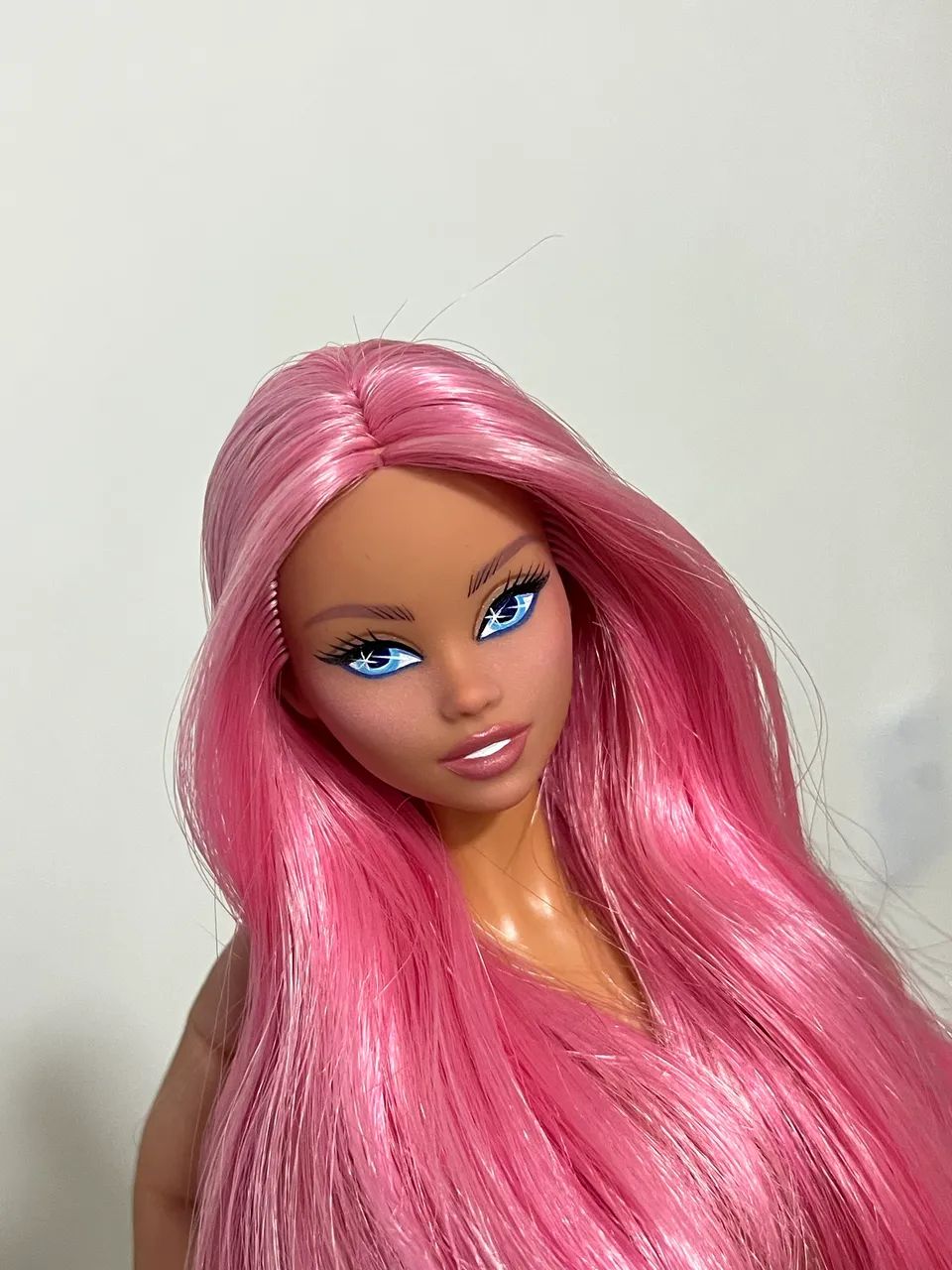 Cabeça Barbie Odile com repint 