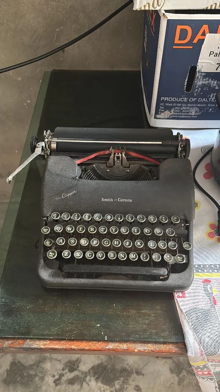 Máquina de escrever antiga