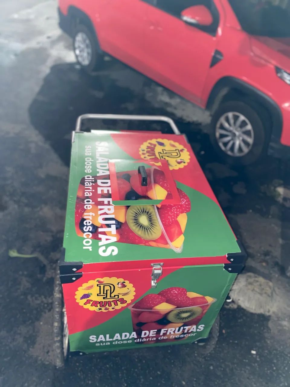Carrinho de salada de fruta  - Foto 3