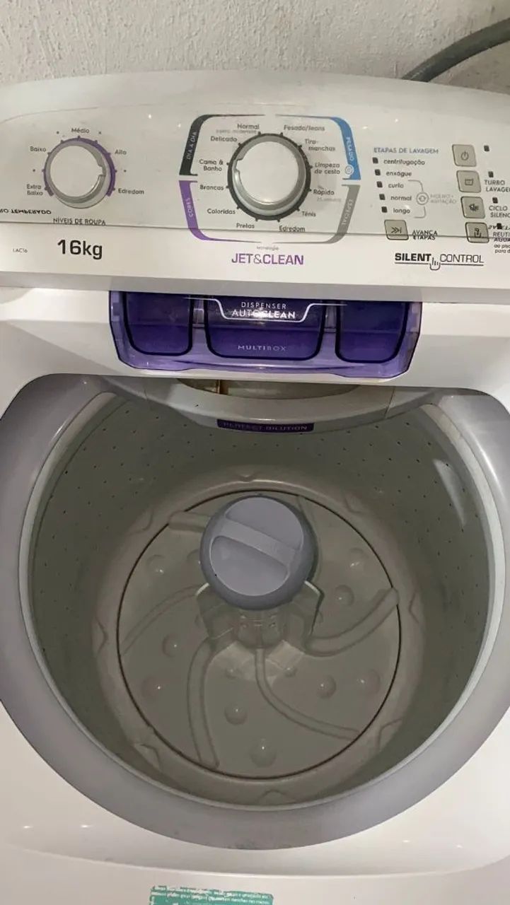 MÁQUINA DE LAVAR ELETROLUX 16 KILOS (JET & CLEAN) SILENT CONTROL - Foto 4