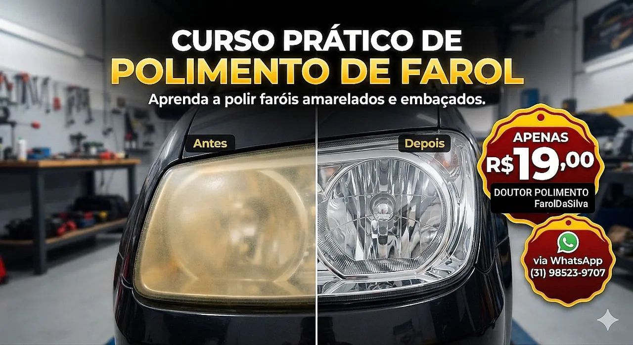Curso Prático e Rápido de polimento de farol