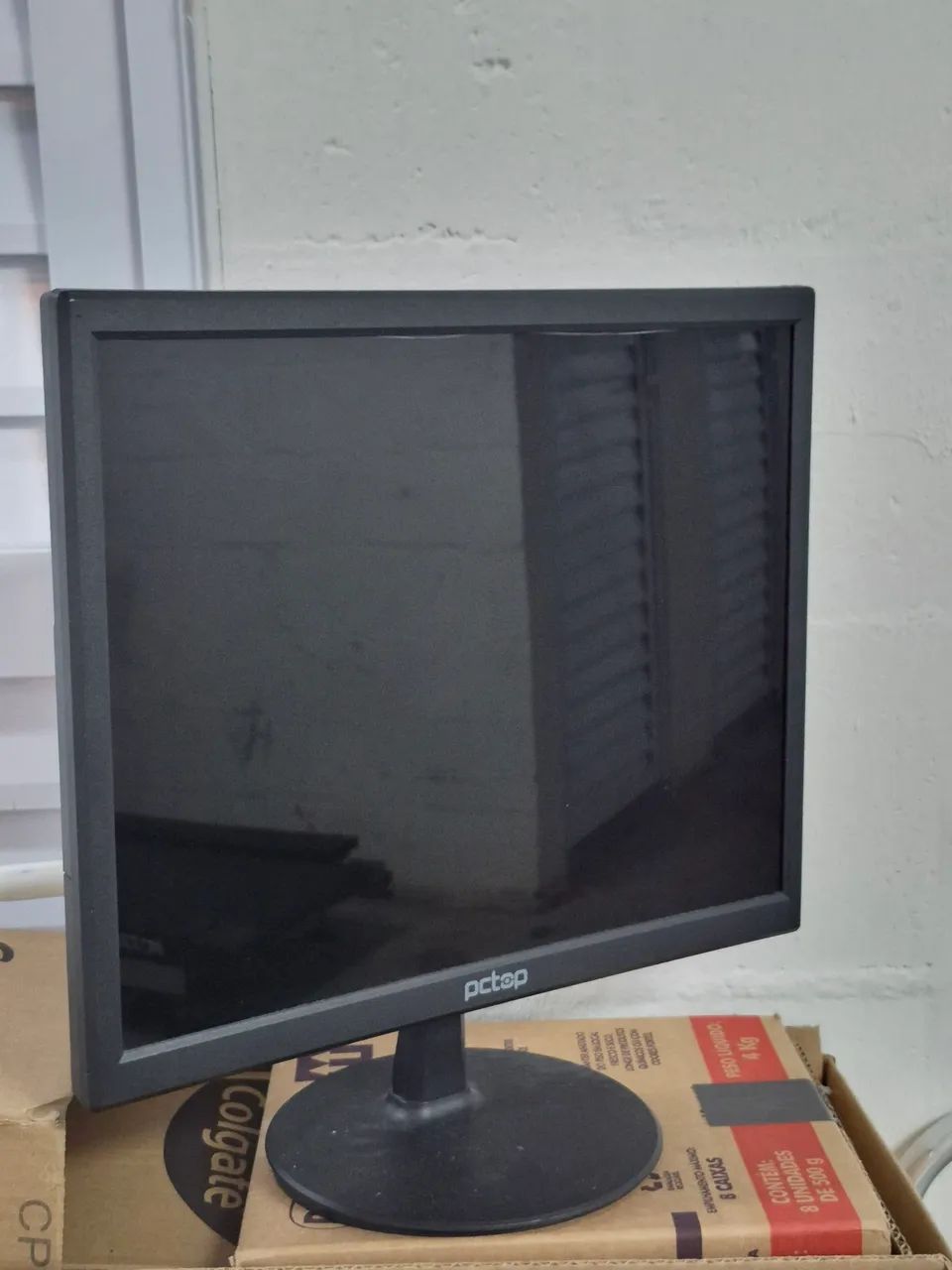 Monitor PCTop 17'' Led 5ms 60hz HDMI/VGA Preto - Foto 2