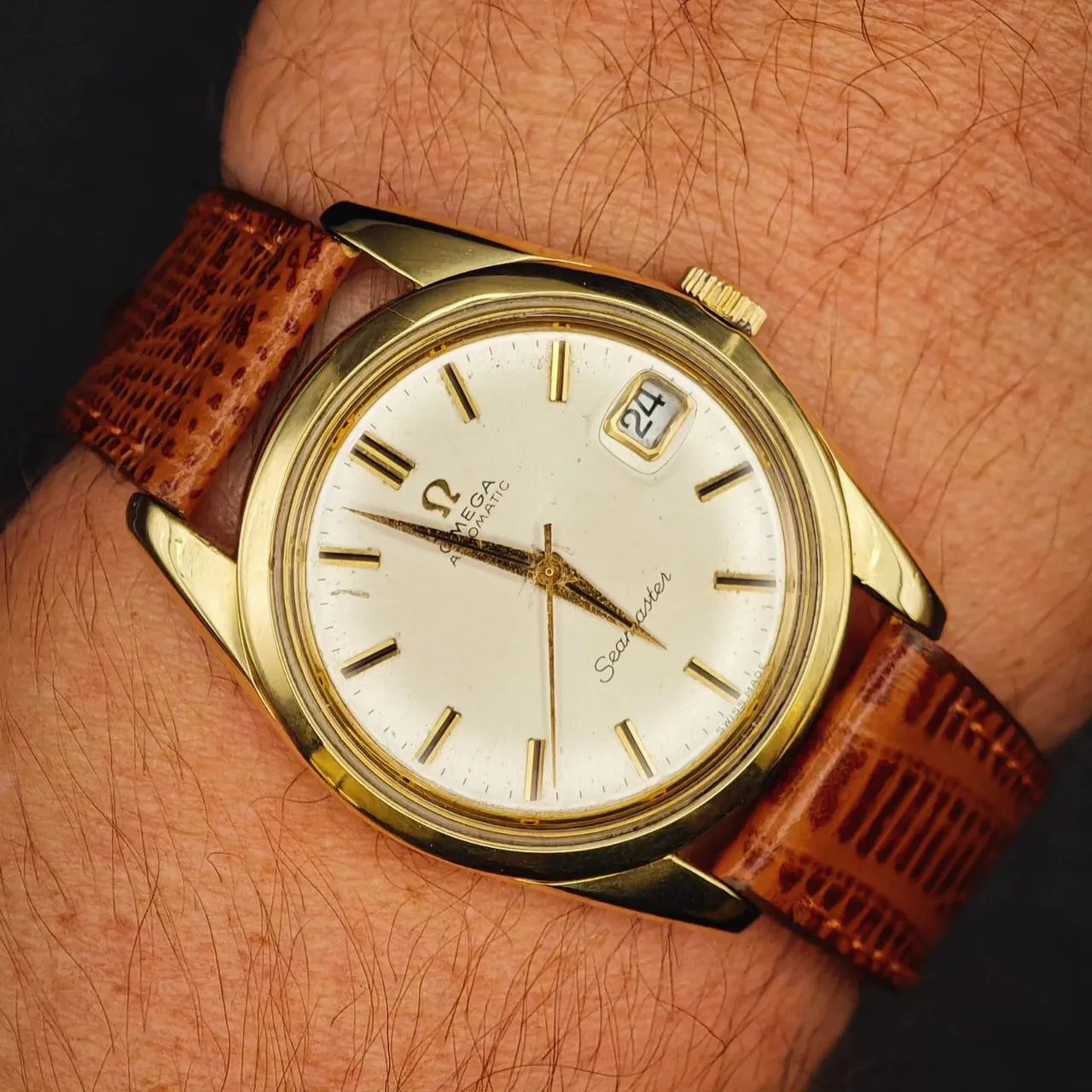 Relógio - Omega Seamaster Ouro 14k  - Foto 4
