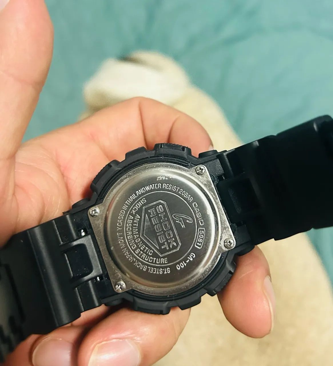 Relógio Casio G-Shock GA-100 Preto (Blackout) - Excelente Estado - Foto 3