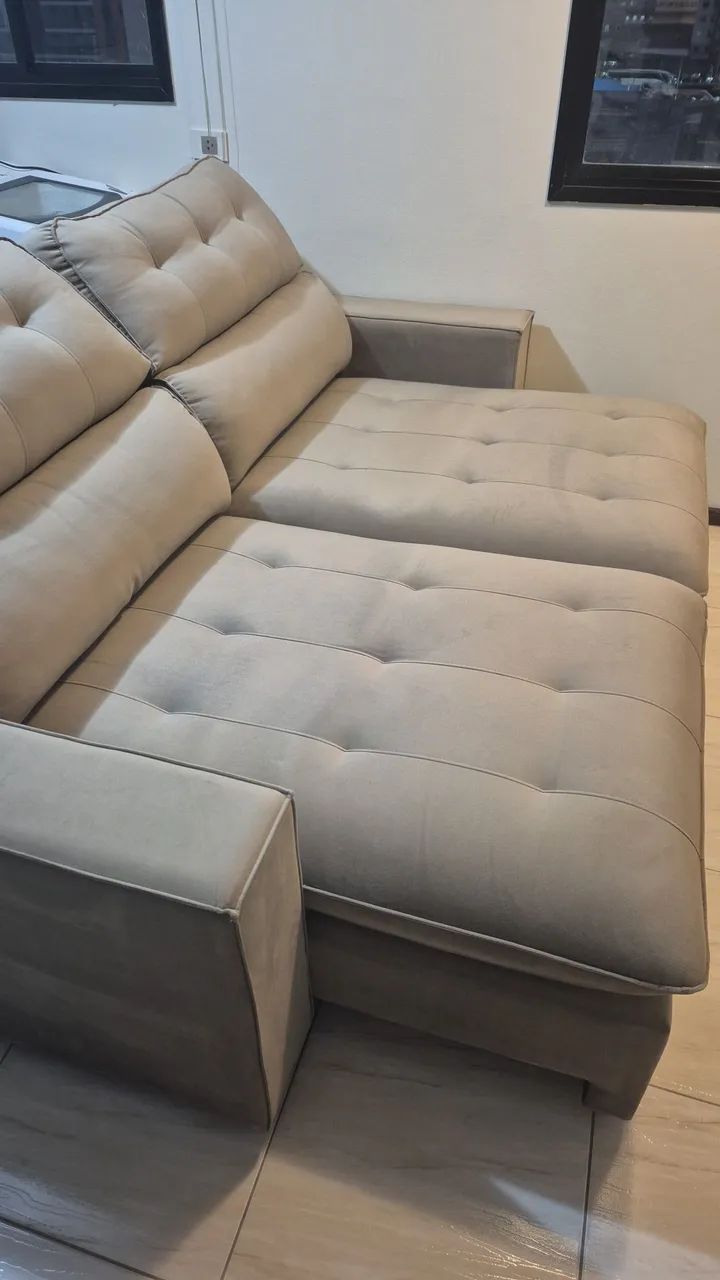 Sofá retrátil molas