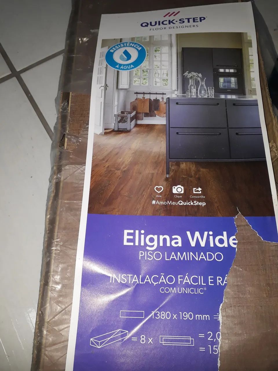 Piso Quickstep laminado top de linha