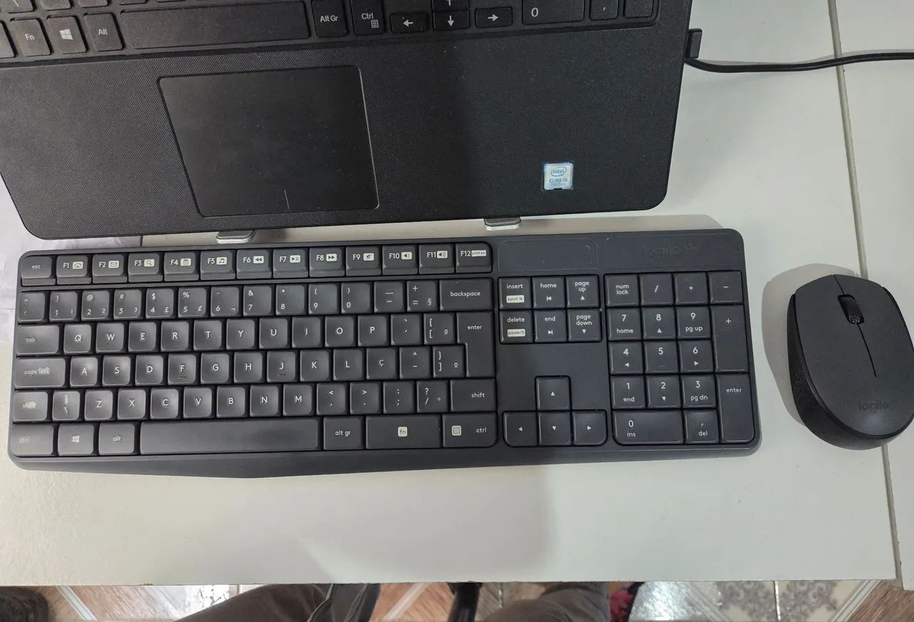 Kit teclado e mouse Logitech 