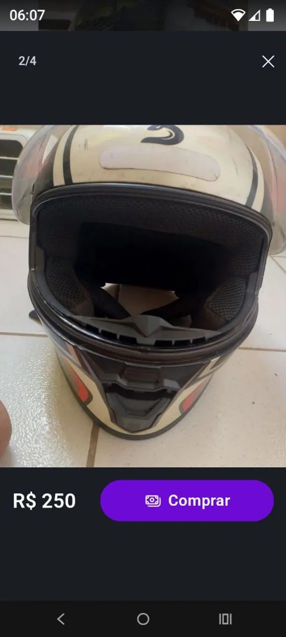 Capacete rece tech  - Foto 2