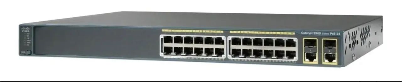 Switch Cisco Catalyst WS-C2960+24PC-L - 24 Portas PoE - Corporativo