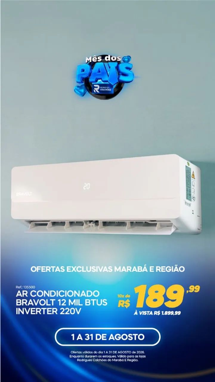 Ar condicionado 12 mil Btus