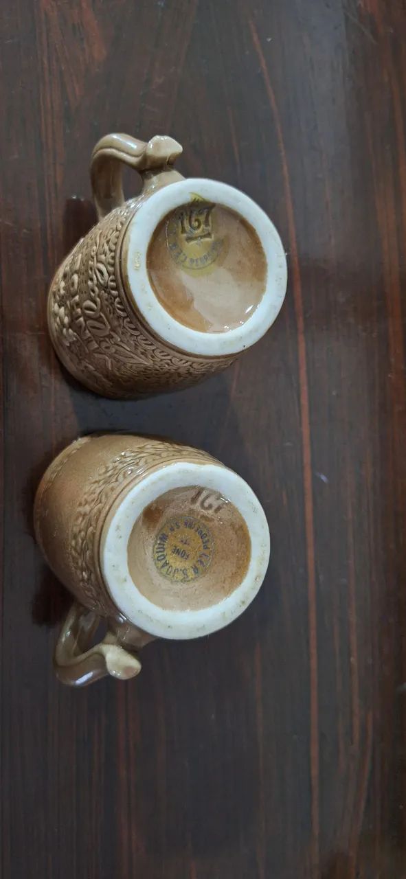2 canecas antigas "Vinhos Village " - Foto 4