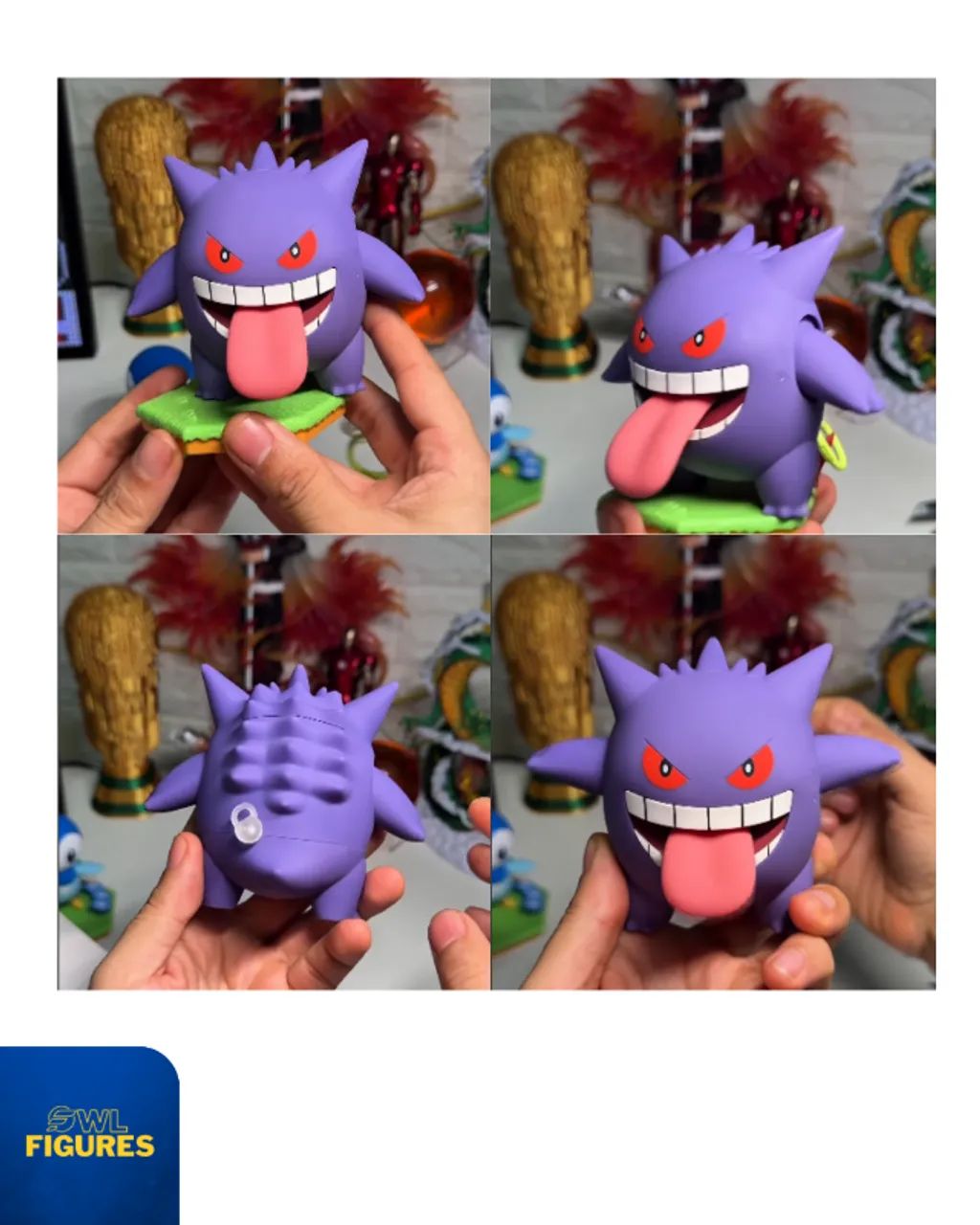 Figure Gengar - Se movimenta com corda - Foto 3