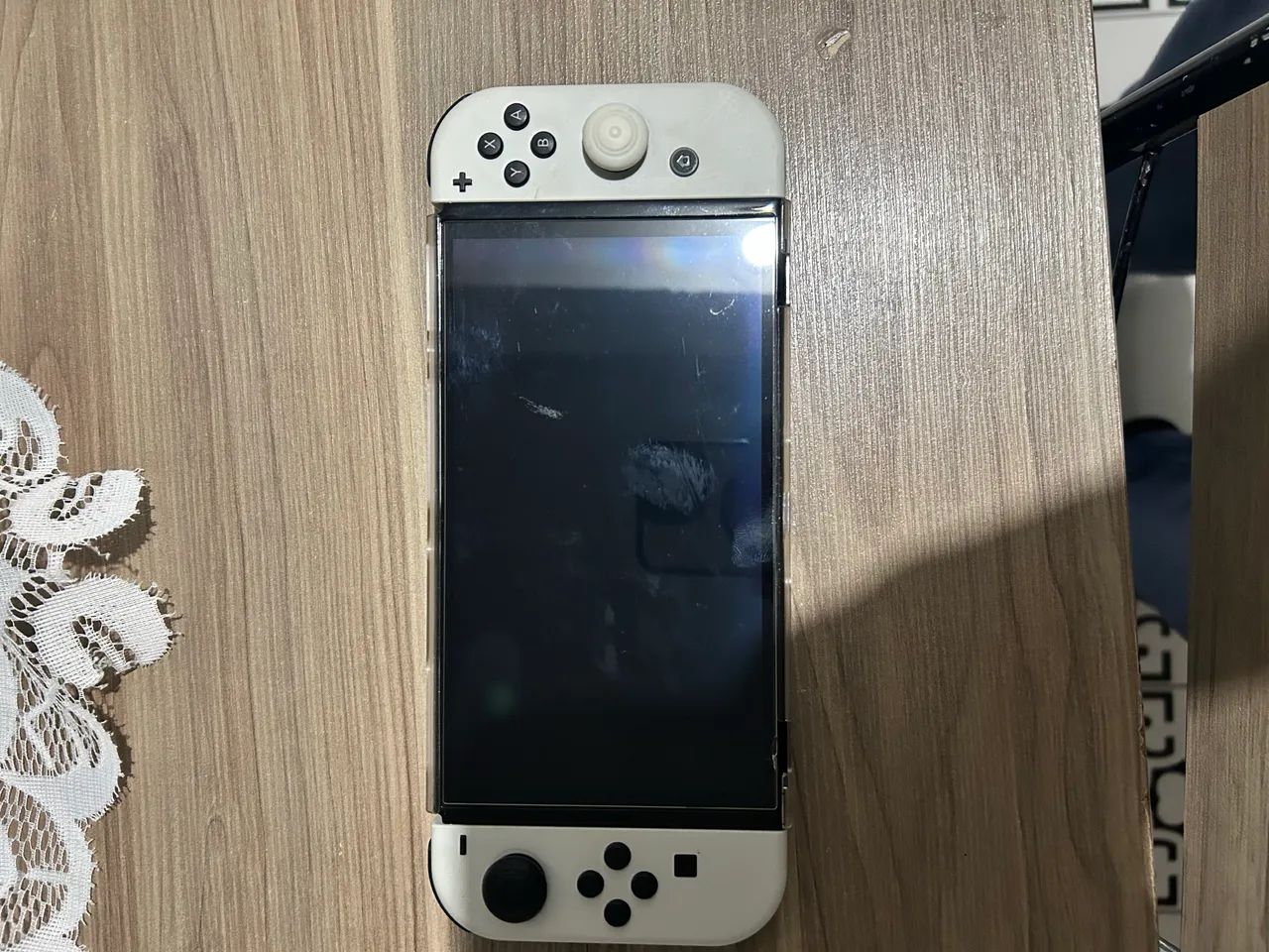 Nintendo Switch Oled 64g Standard Com Joy - con Branco - Foto 5