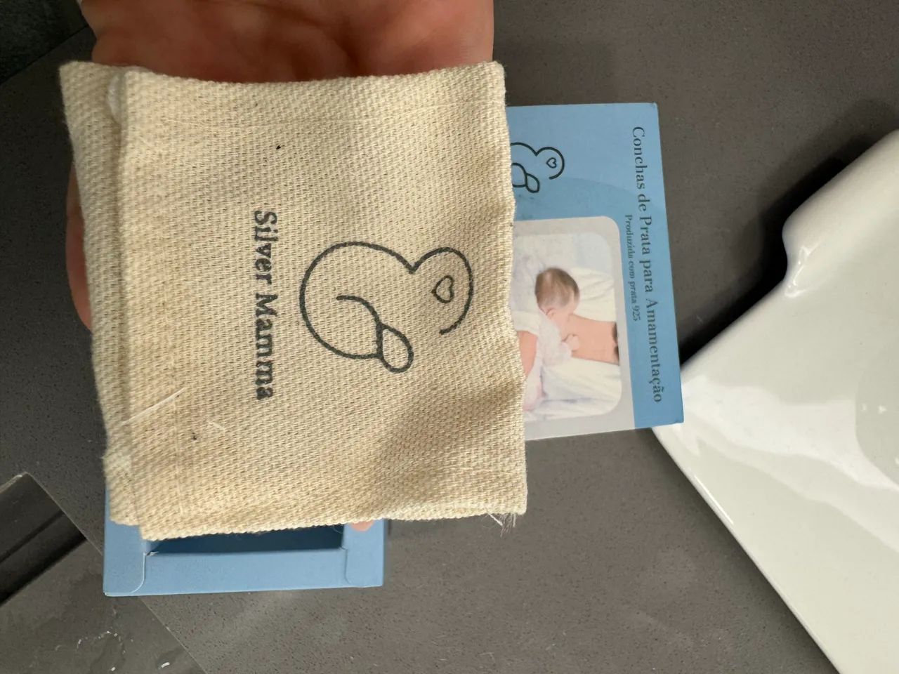 Concha de prata para amamentação Silver Mamma - Foto 3