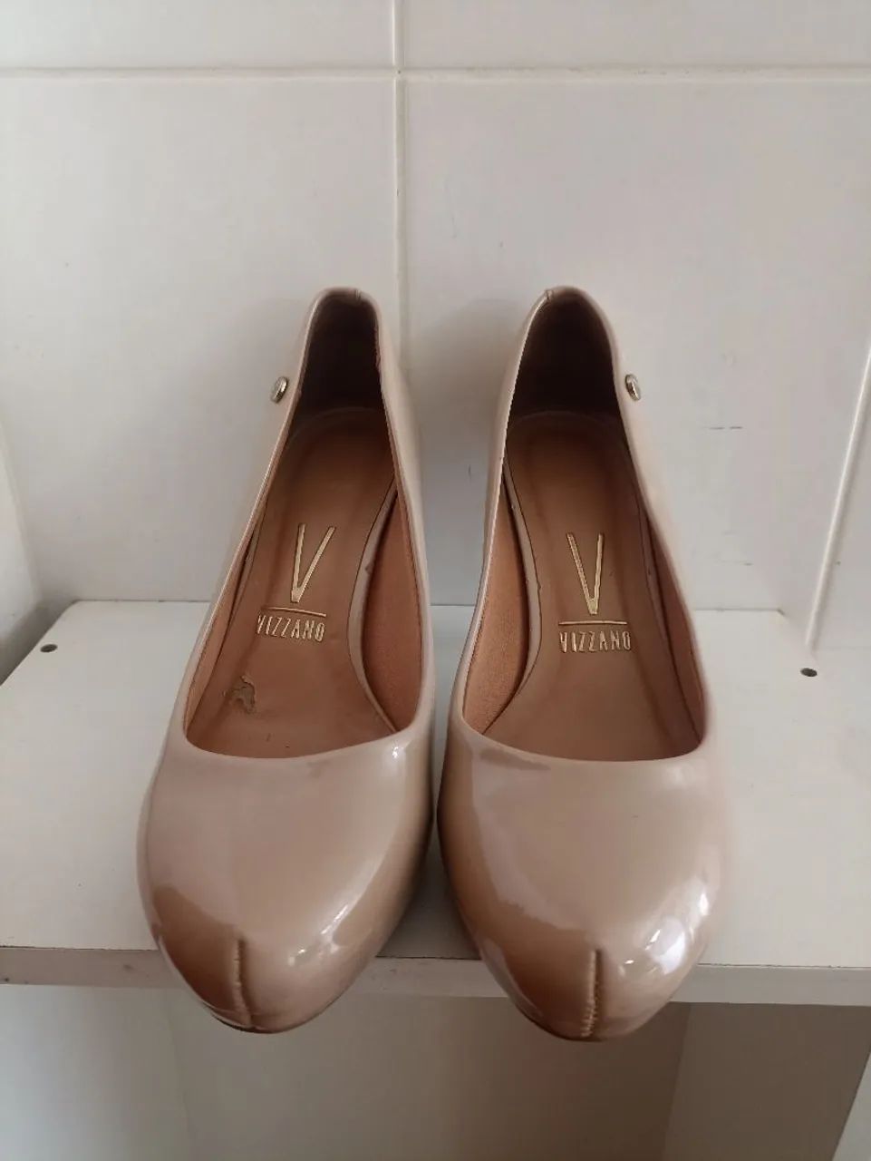 Scarpin Bege 39  - Foto 2
