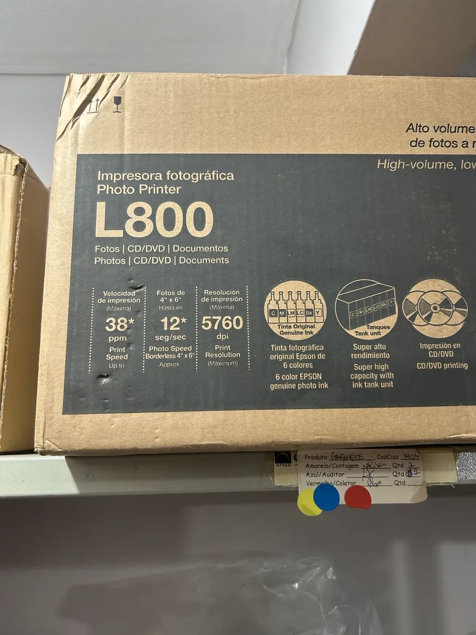Impressora jato tinta epson L800