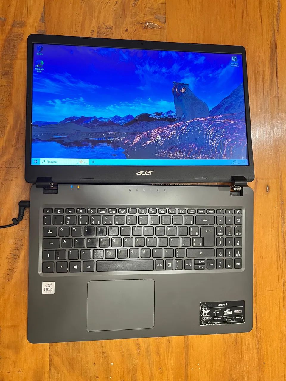 (Leia os detalhes) Notebook Acer Aspire Intel i5 10a geração, 8GB RAM, 1TB disco