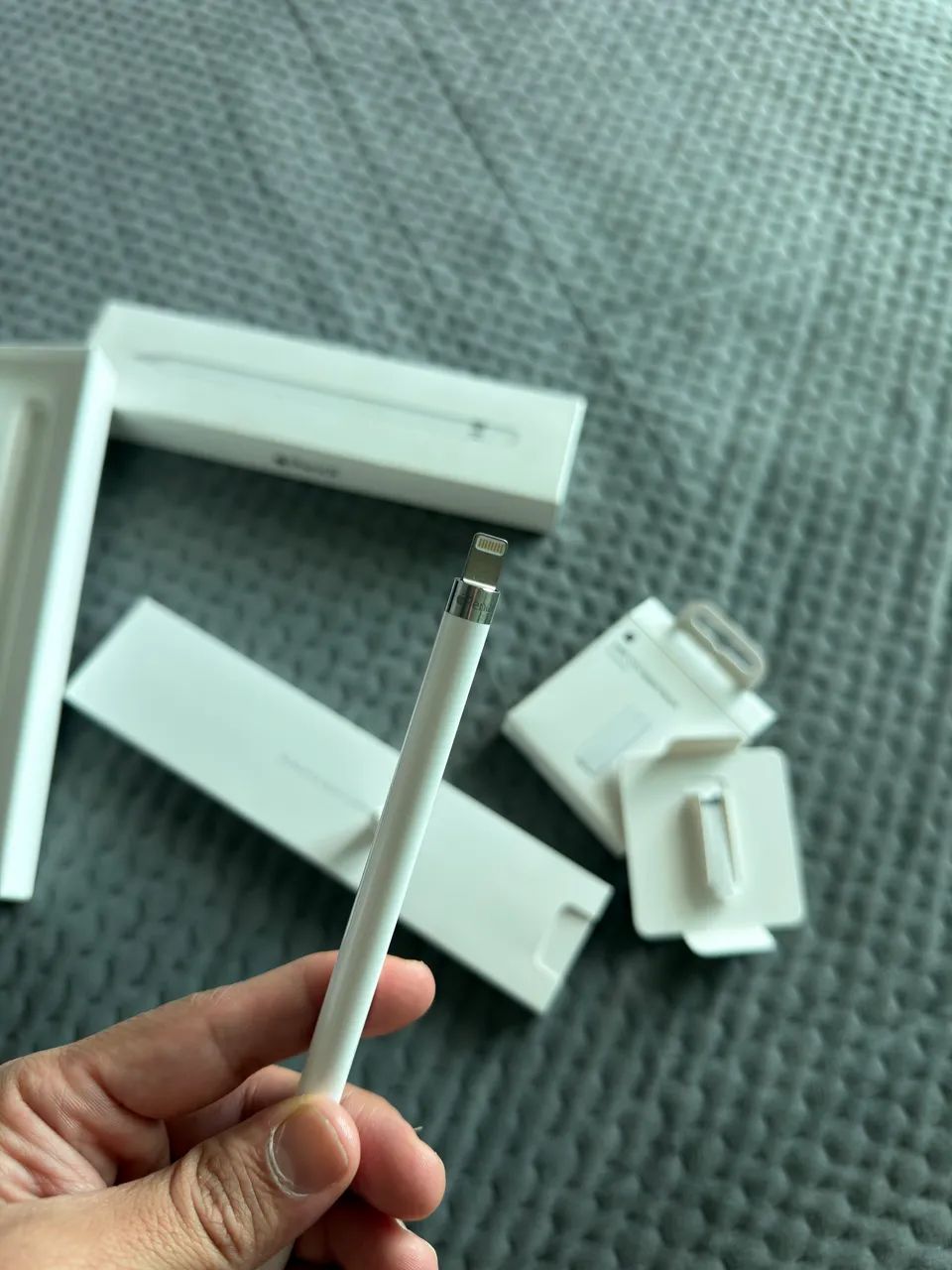 Apple Pencil 1ª Geração Original + Adaptador USB-C Apple (iPad 9, 10 e 11) - Foto 5