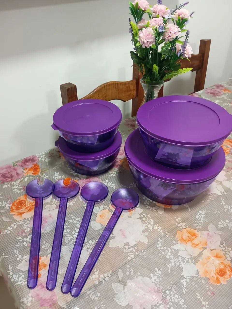 Linha Clear Tupperware 