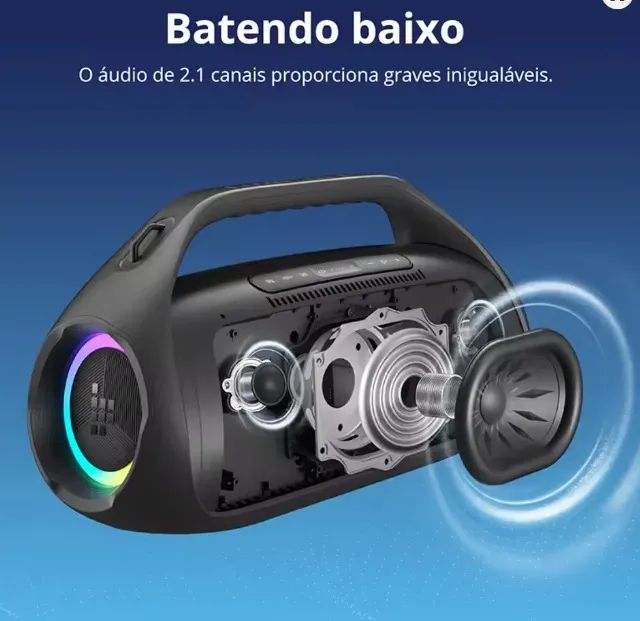 (Lacrado) Tronsmart Caixa de Som Bluetooth Bang 2 - 90 Watts - Foto 3
