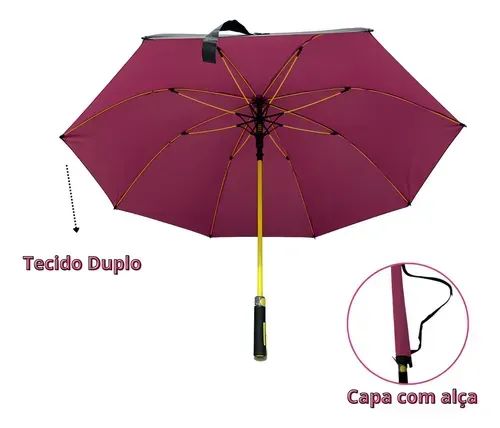 Guarda Chuva Grande Resistente Reforçado  - Novo