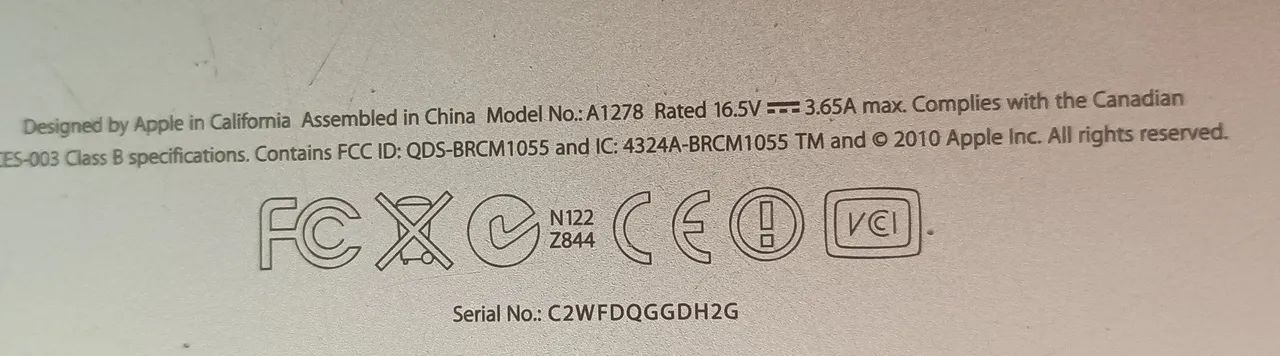 MacBook Pro A1278 2010 HD 320gb I5 2,3GHZ e Memória de 4gb  - Foto 3