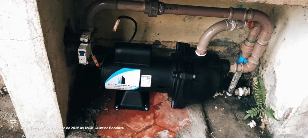 Conserto de bomba auto aspirante