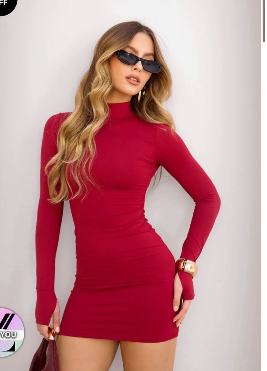 Vestido vermelho 36/39 - Foto 2