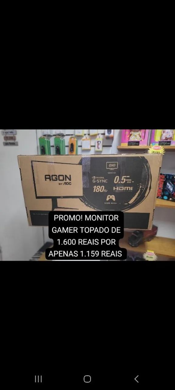 Monitor OAC Agon ips hdr 10 gsync 0.5 2k 27"