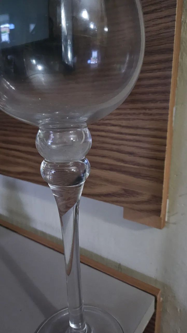 Castiçal de vidro - Foto 3