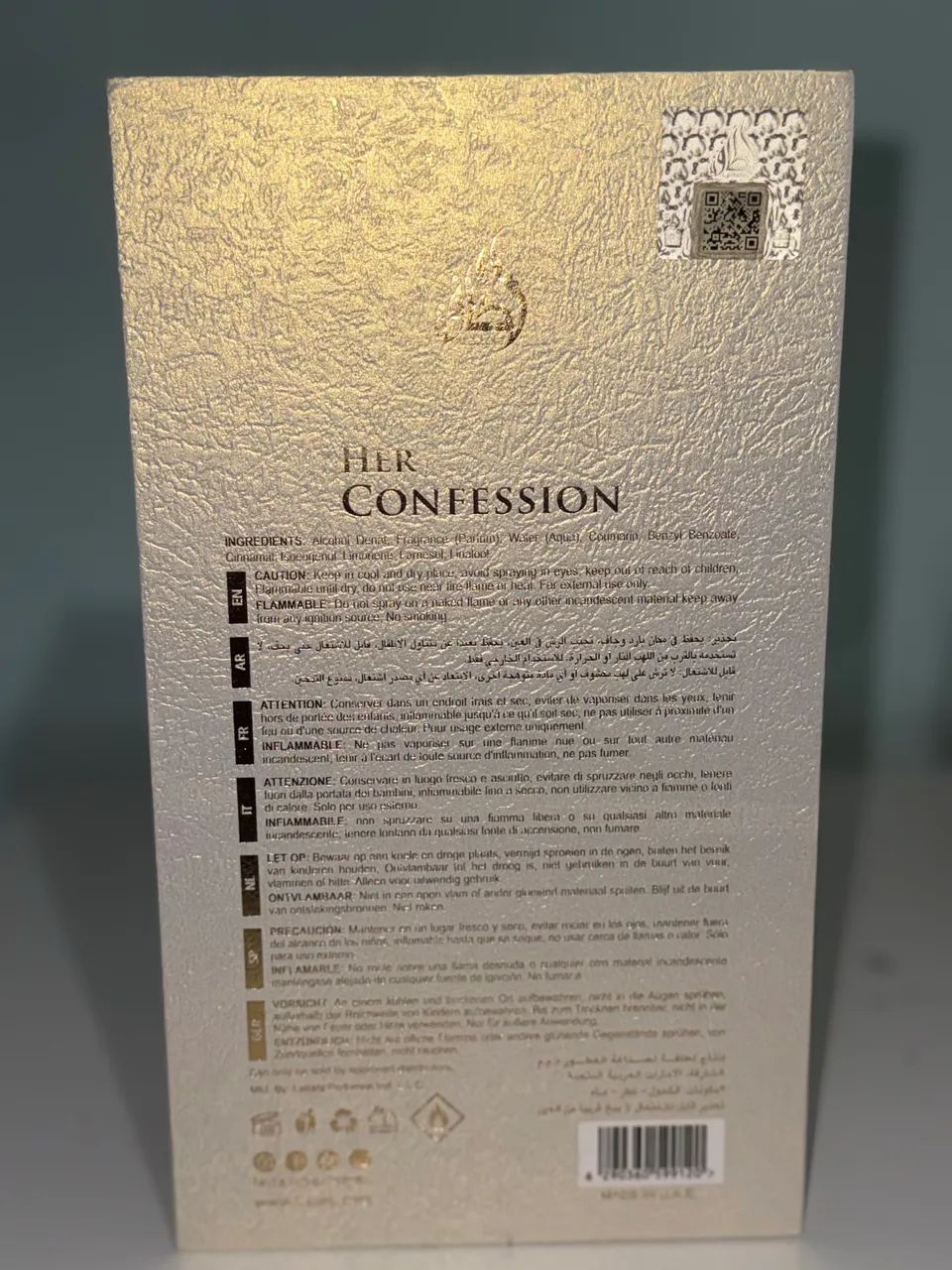 Perfume Original Her confession lataffa 100ml  - Foto 4