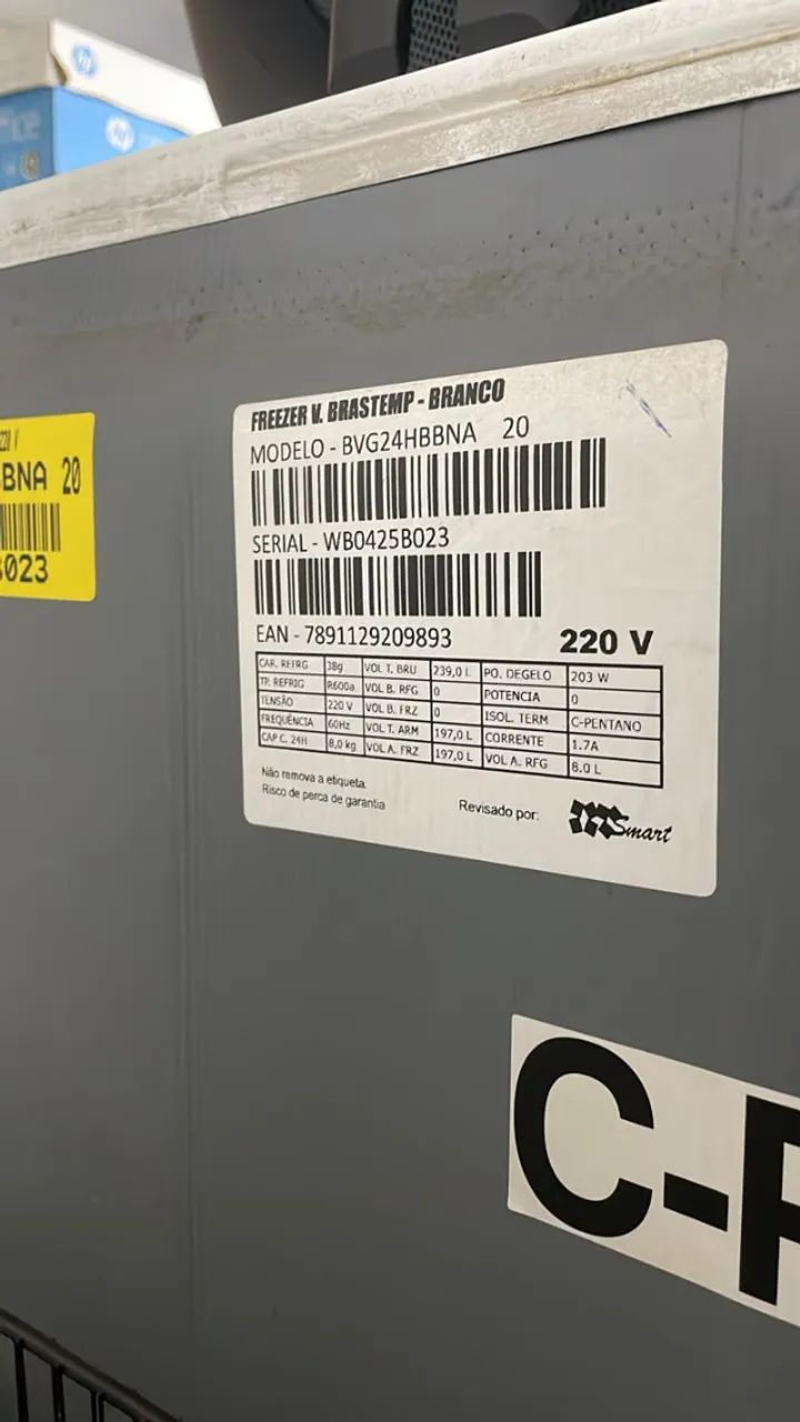 FREEZER VERTICAL BRASTEMP 240 LITROS - Foto 3