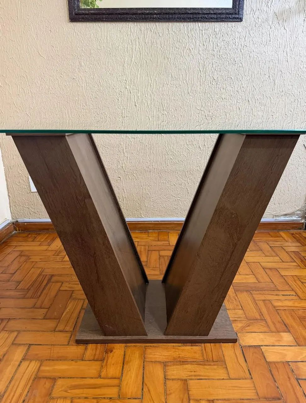 MESA VIDRO 6 LUGARES - Foto 2