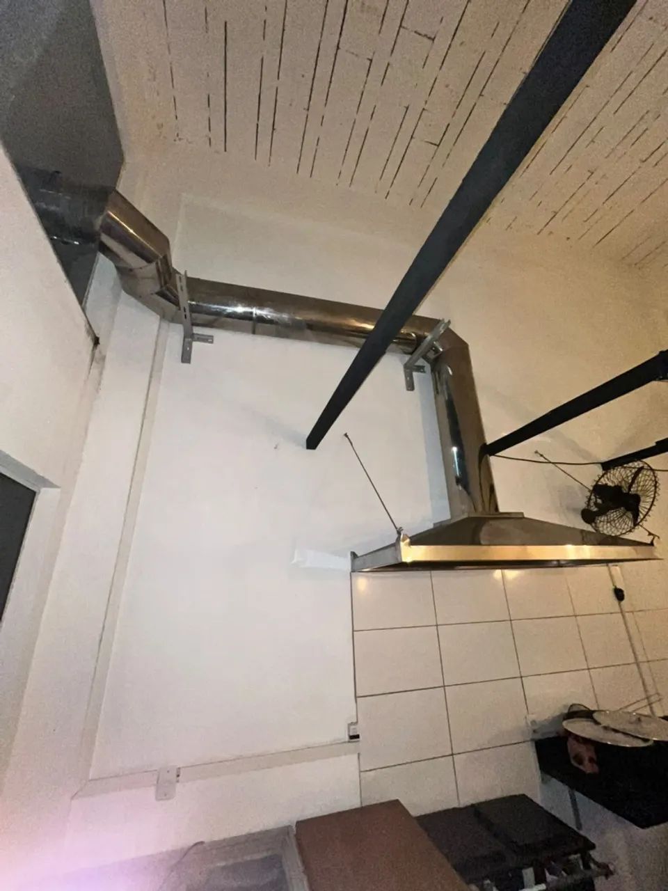 Coifa de inox completa 