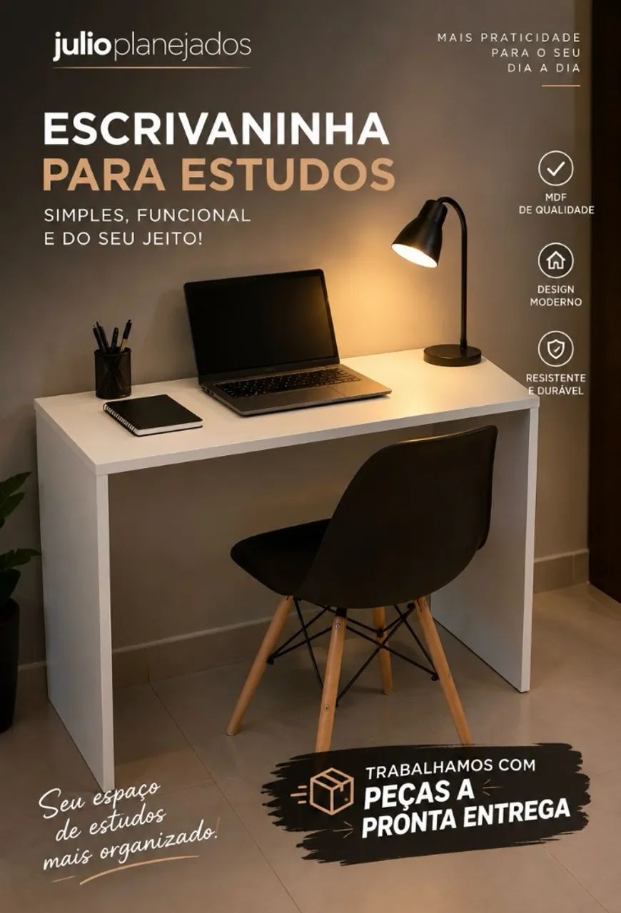 Escrivaninha mdf 