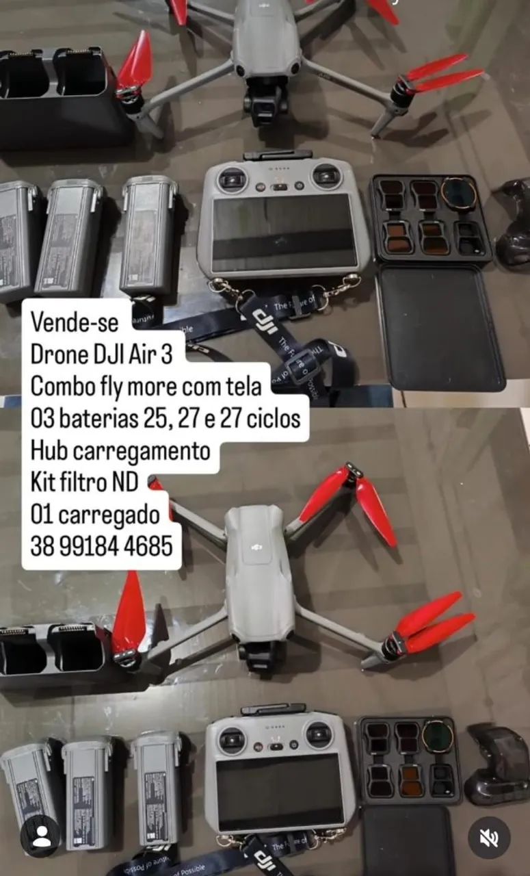 Drone Air 3 DJI vende se
