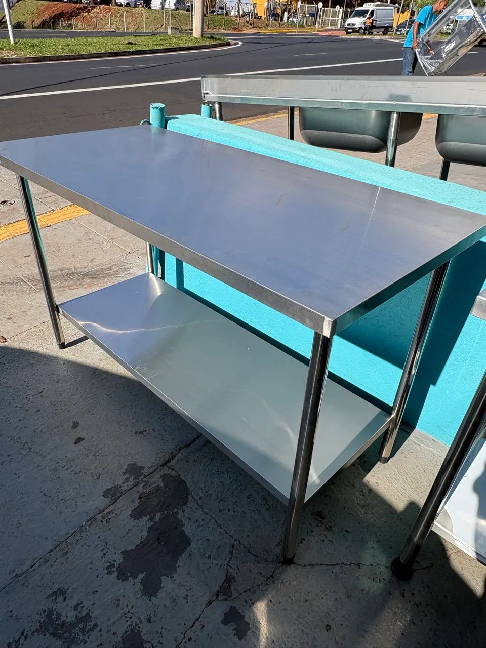 Mesa Aço Inox - FRITOMAQ