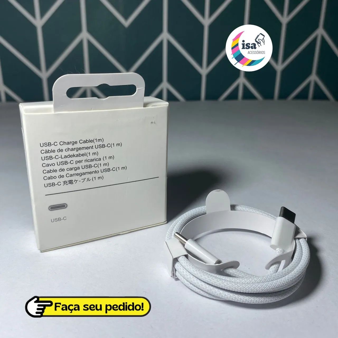 Cabo iPhone 15 (Entrega grátis) - Foto 3