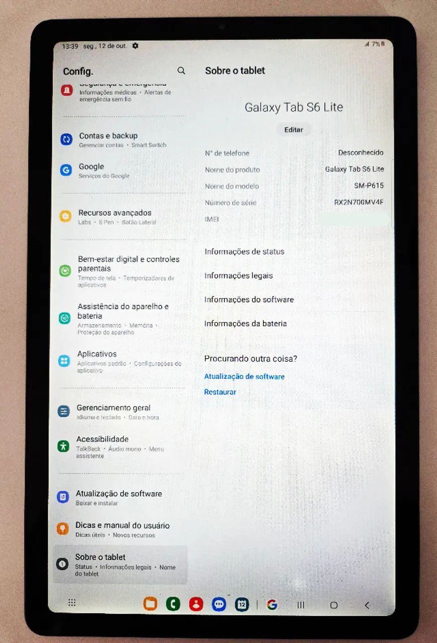 Tablet Samsung Galaxy S6 Lite - Foto 3
