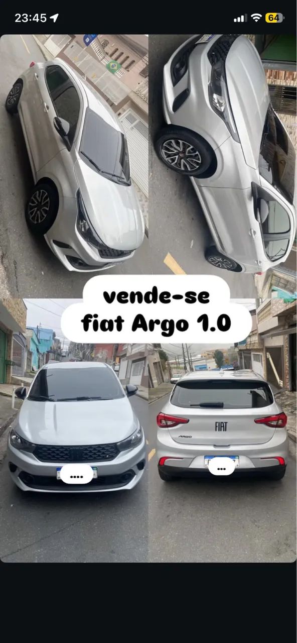 Fiat Argo 1.0 6V Flex. 2022