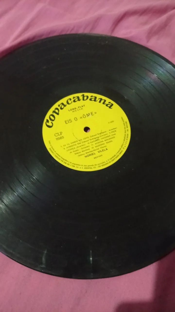Disco de vinil para coleção 