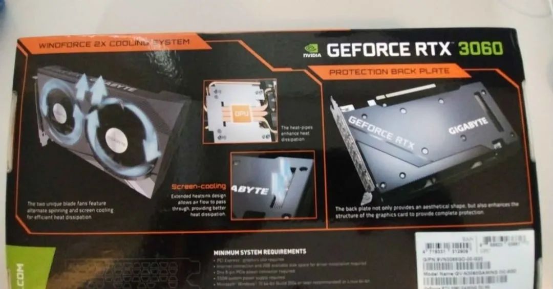 Placa de Vídeo - NVidia Gigabyte Geforce RTX 3060 8GB - Foto 2
