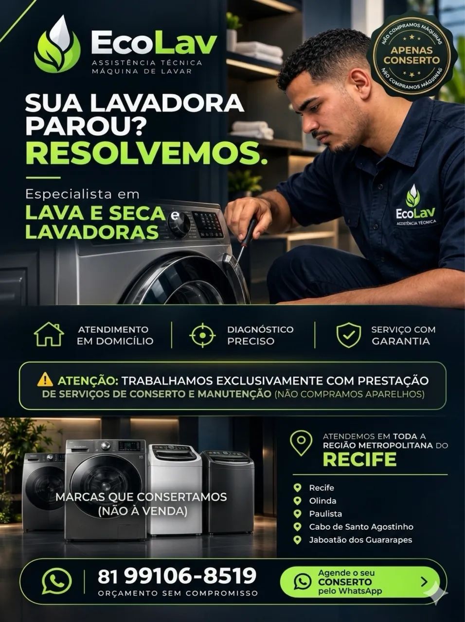 Conserto de máquina 